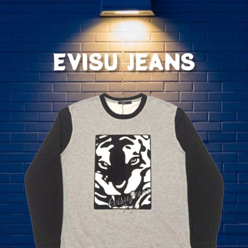 CREWNECK EVISU (SECOND BRANDED ORIGINAL)