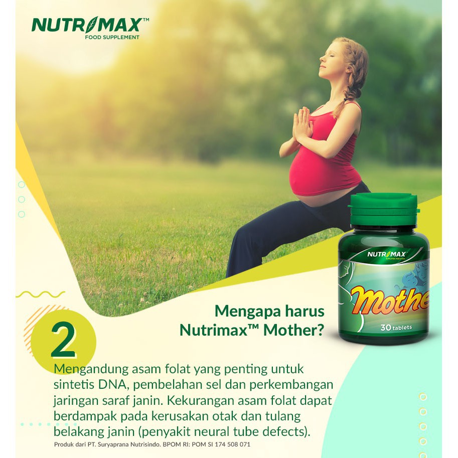 Nutrimax Mother 30s / Vitamin Ibu Hamil &amp; Menyusui