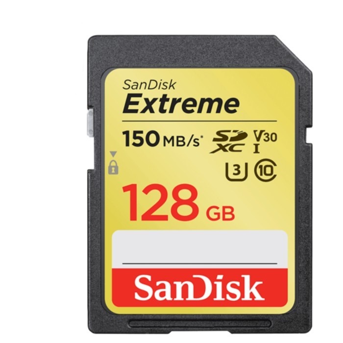 SANDISK EXTREME SDXC 128GB Speed 150MB/s Garansi Lifetime