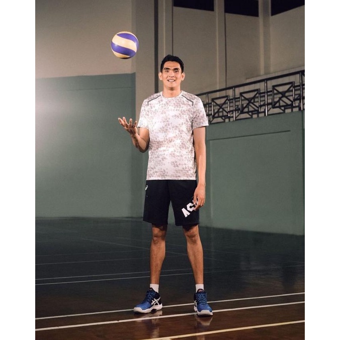 [[COD]] Sepatu Voli Voly Volley Asics Sky Elite FF Rivan Blue White Original TERBAIK Kode 1065