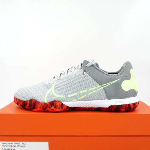 Sepatu Futsal Nike React Gato Grey Fog CT0550-006 Original BNIB