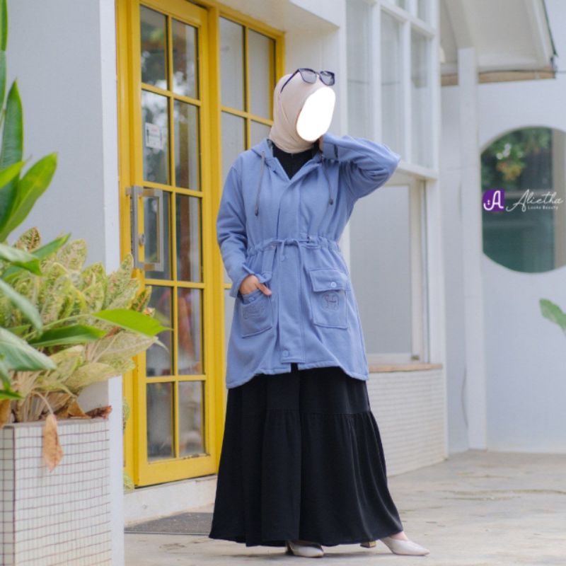 Jaket Outer Hijab Alietha Dewasa