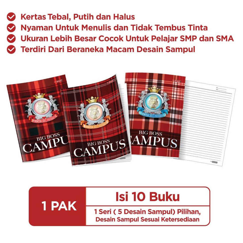 

€ BigBoss Campus Buku Tulis 50 Lembar ヽ