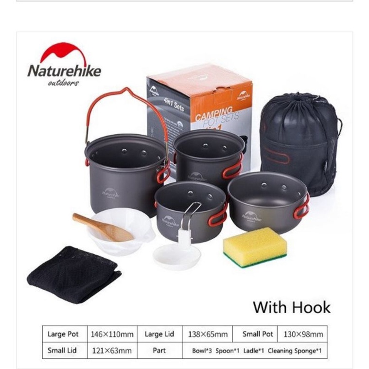 COOKING SET NATUREHIKE NH18T018-G []
