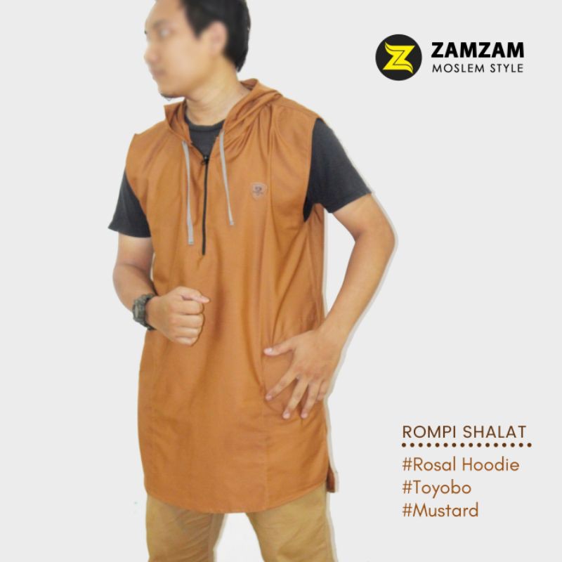 ROSAL ROMPI SHOLAT HOODIE REMAJA DEWASA TOYOBO PREMIUM /ROMPI SHOLAT HODIE JUMBO XS S M L Xl XXL XXXL