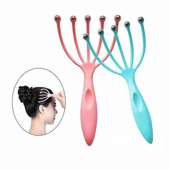 Pamacin02 Alat Pijat Kepala Head Spa Scalp Massager Dapat Berputas 360 Drajat