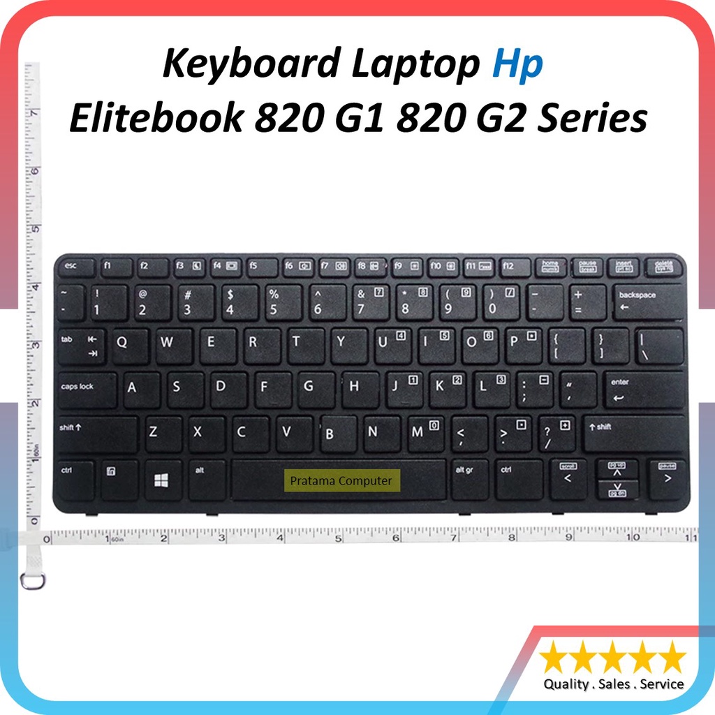 Keyboard Laptop Hp Elitebook 820 G1 820 G2 Series