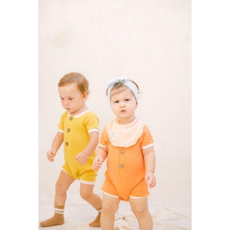 Bohopanna Ford / Benjamin Playsuit 0-2Y Shortsleeves Playsuit / Romper Rib Bayi / Romper Reeb Anak