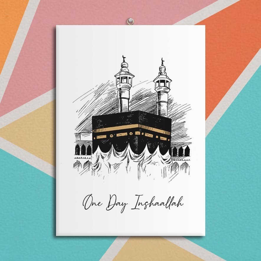 Hiasan Dinding Islami Terbaru 2021 KA'BAH / Wall DECOR / Pajangan Kamar - Rumah - Ruang Tamu.