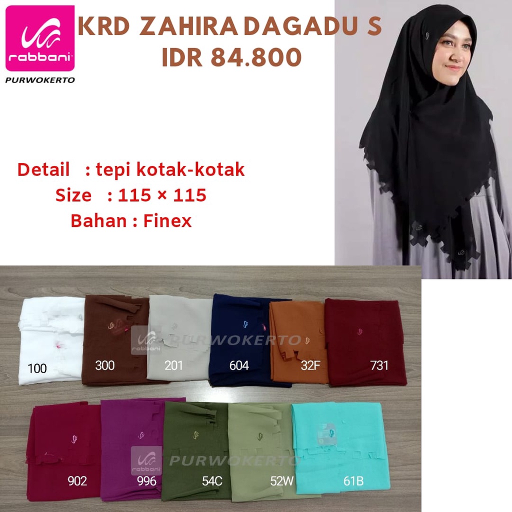 ZAHIRA DAGADU RABBANI - SEGIEMPAT RABBANI ZAHIRA DAGADU