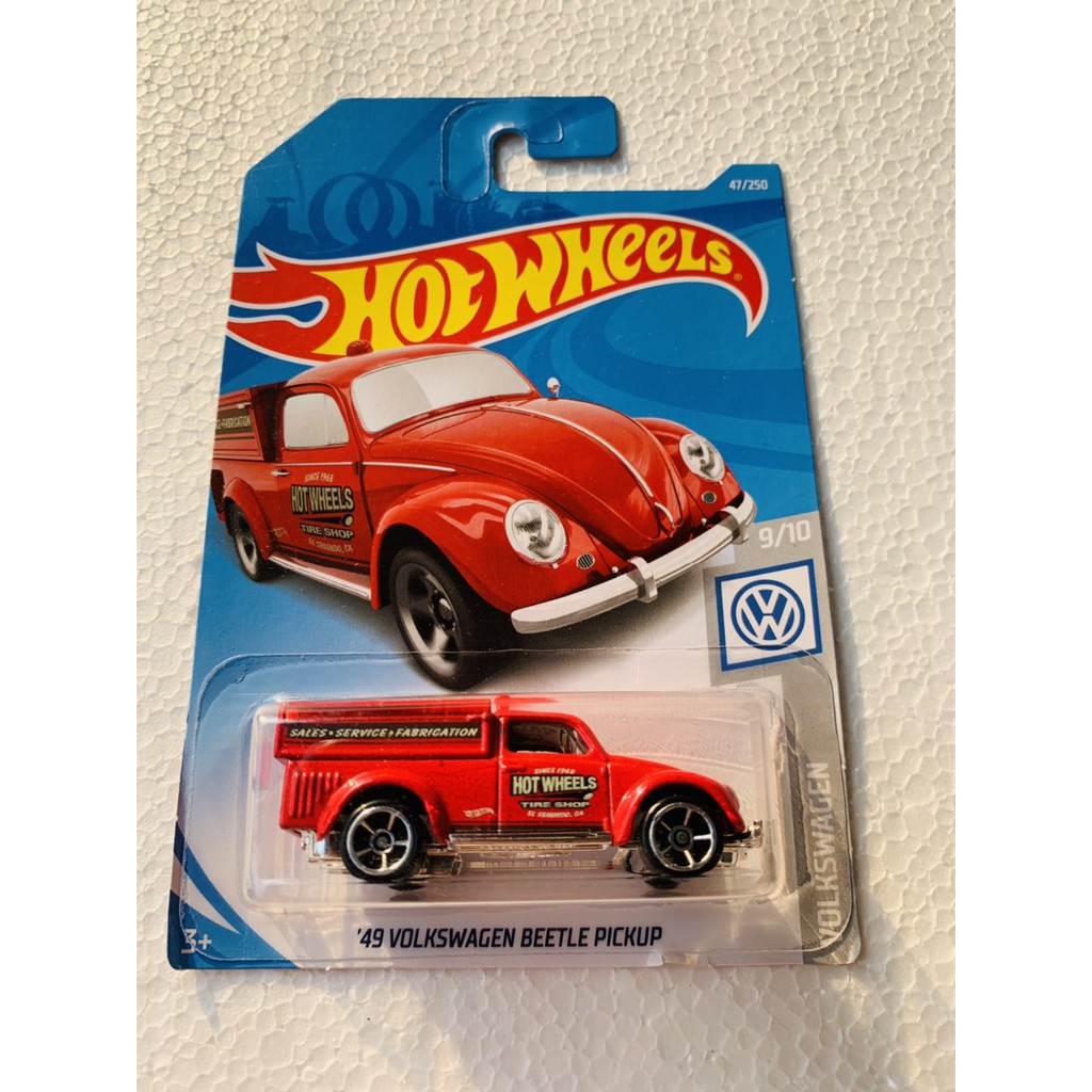 HOT WHEELS HOTWHEELS 49 VOLKSWAGEN BEETLE PICKUP MERAH VW DIECAST MOBIL HOTWEELS LANGKA MURAH TRACK