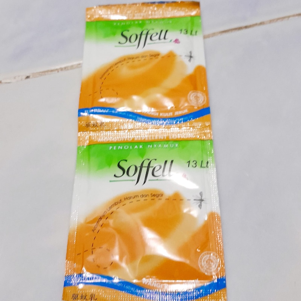 sofel soffell sachet anti nyamuk 1 renceng isi 12 pcs