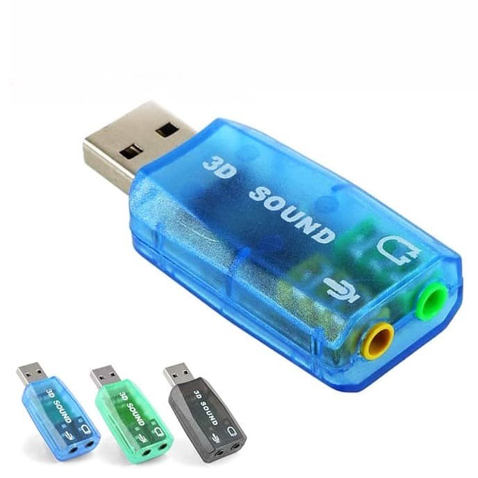 Usb Soundcard 5.1 murah 3D Channel / Sound Card USB murah Mini 5.1 Channel