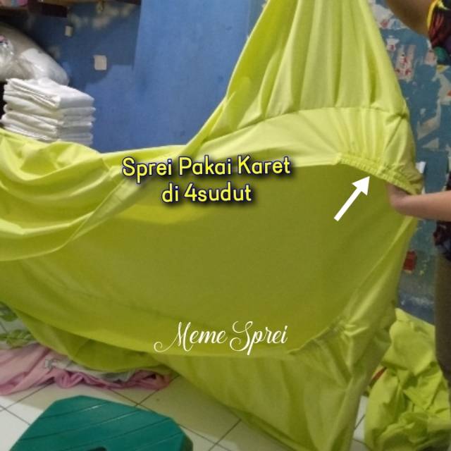 Sprei Salon RUMBAY+Selimut. Bonus BANTAL. Salon Eyelash, Facial, Klinik Kecantikan