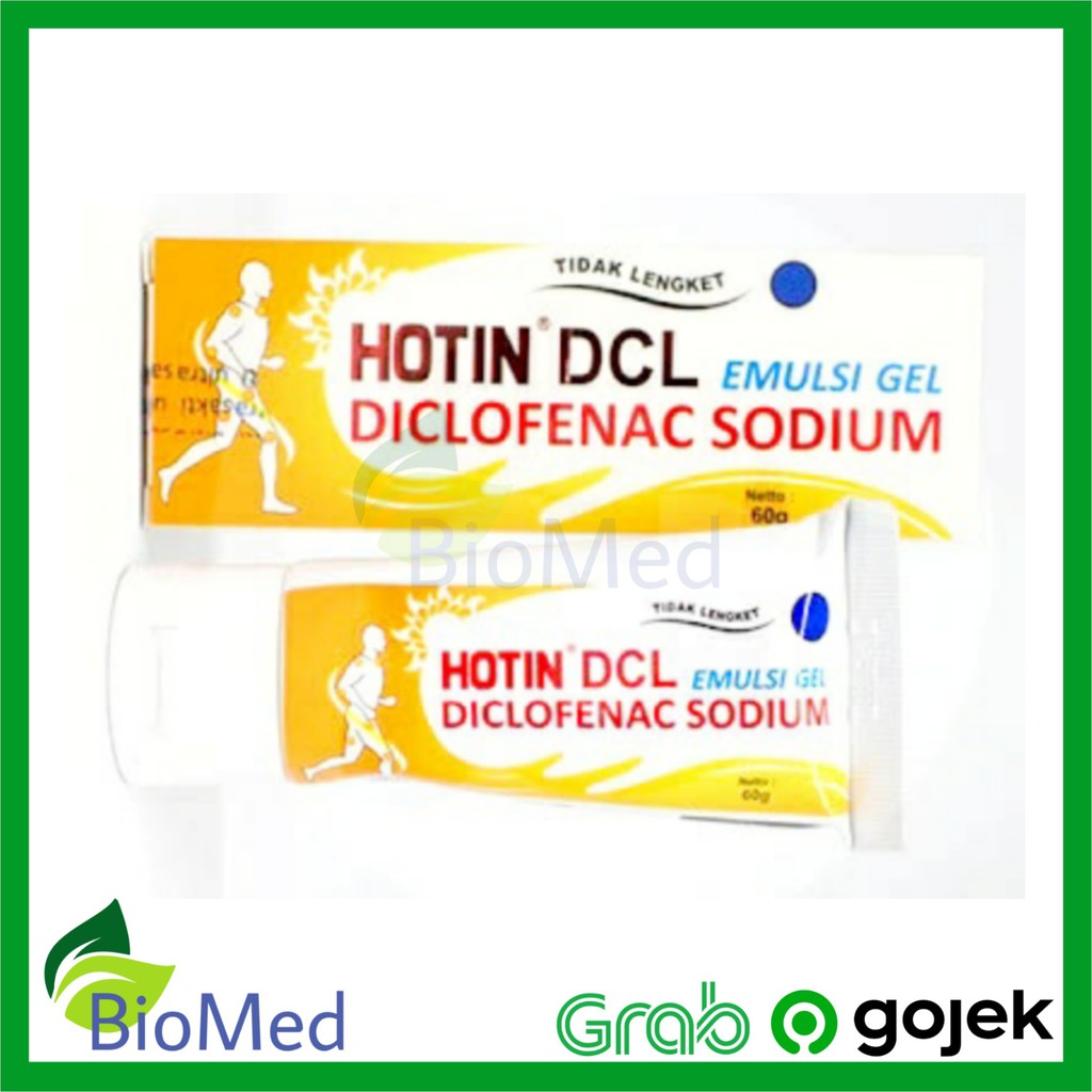 HOT IN DCL Gel 60 gram - HOTIN Pusing Pegal Nyeri Encok Rheumatik