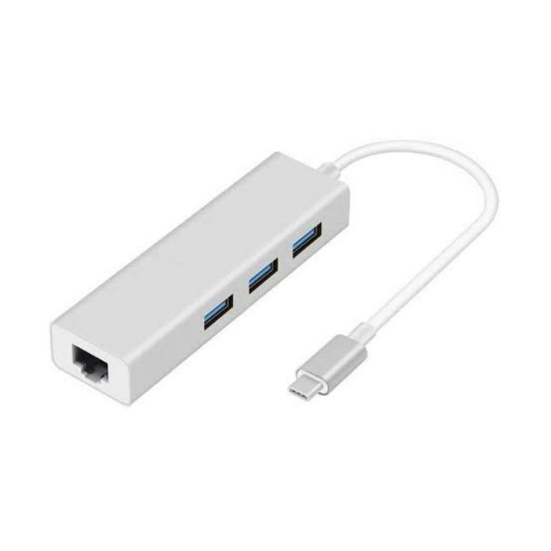 Type C to Lan to USB Slot