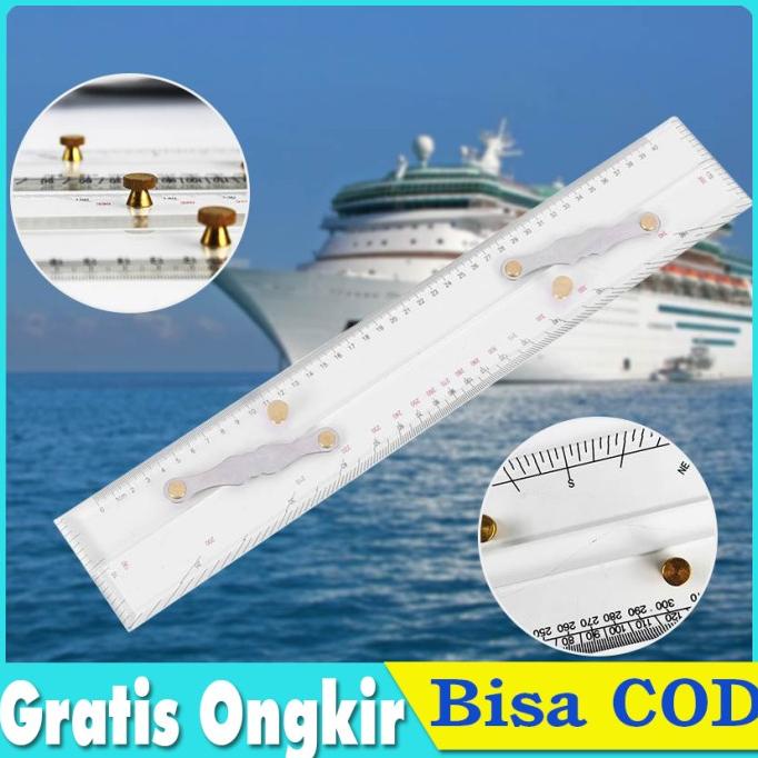 

Mistar Jajar Peta 450mm 600mm Navigation Parallel Ruler