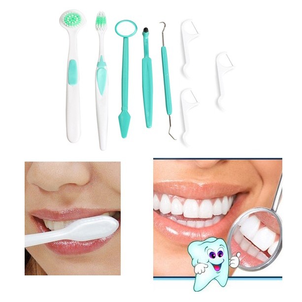 TBI DENTICLEAN 8pcs PLAQUE REMOVER TEETH &amp; MOUTH CARE - PERAWATAN GIGI &amp; MULUT