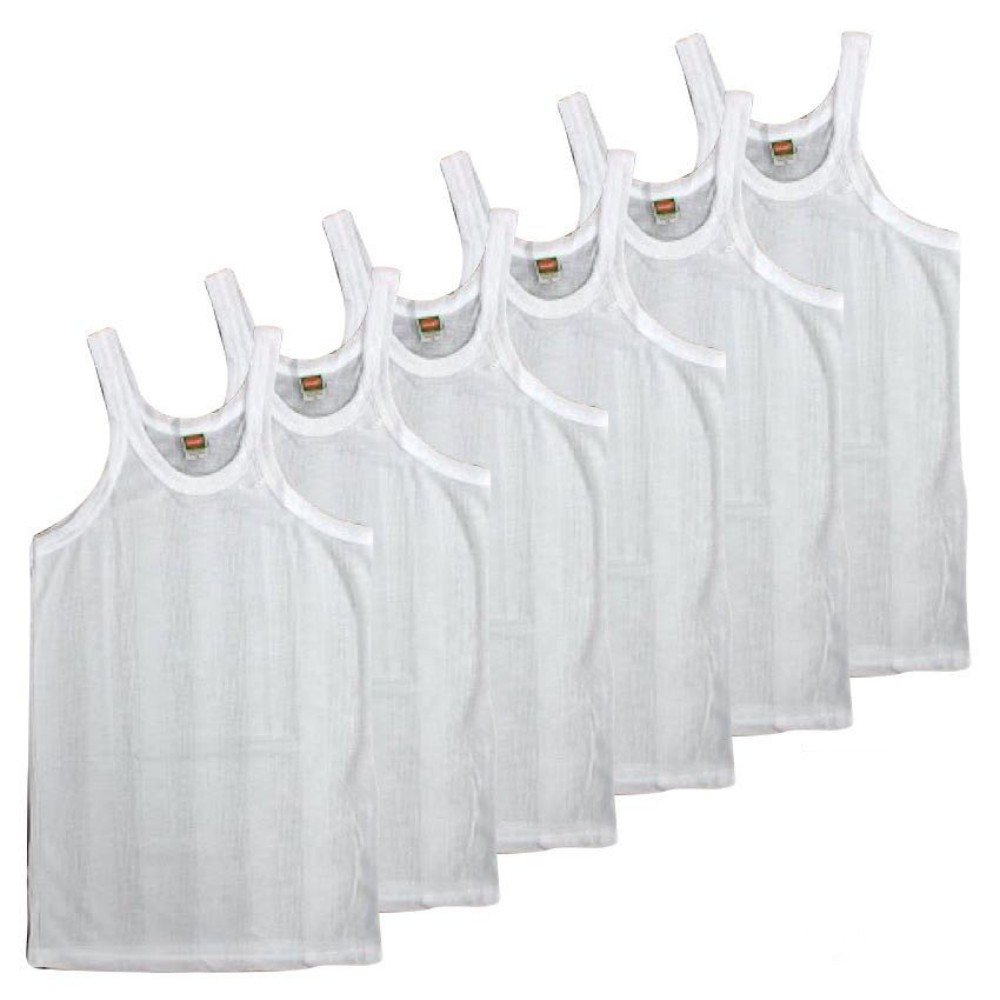 6 pcs kaos dalam / singlet pria
