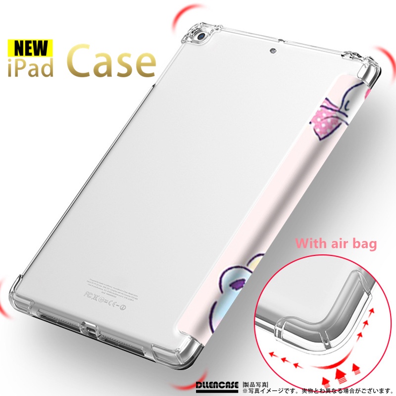 Dllencase Dengan Holder Pensil Untuk iPad 2021 Pro 11 2019 2020 10.2 7 / 8th Generation 2018 9.7 5 / 6th Mini 4 5 Air 4 10.5 10.9 A276