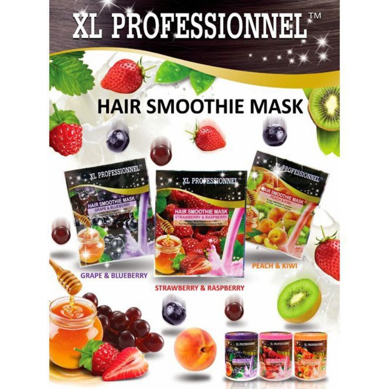 Xl Professionnel Hair Smoothie Mask / Masker Sachet 25gr