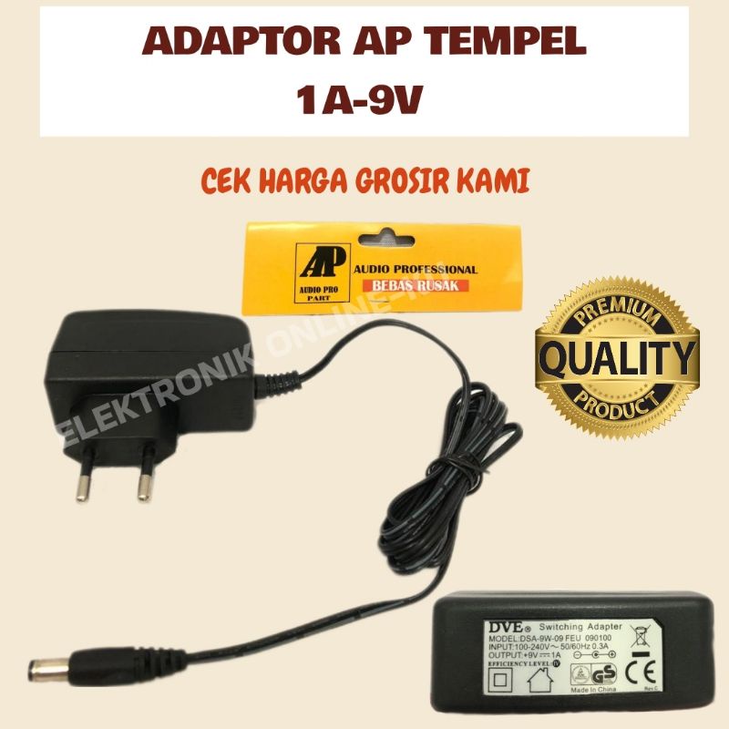 ADAPTOR TEMPEL 1A 9V DVE AP