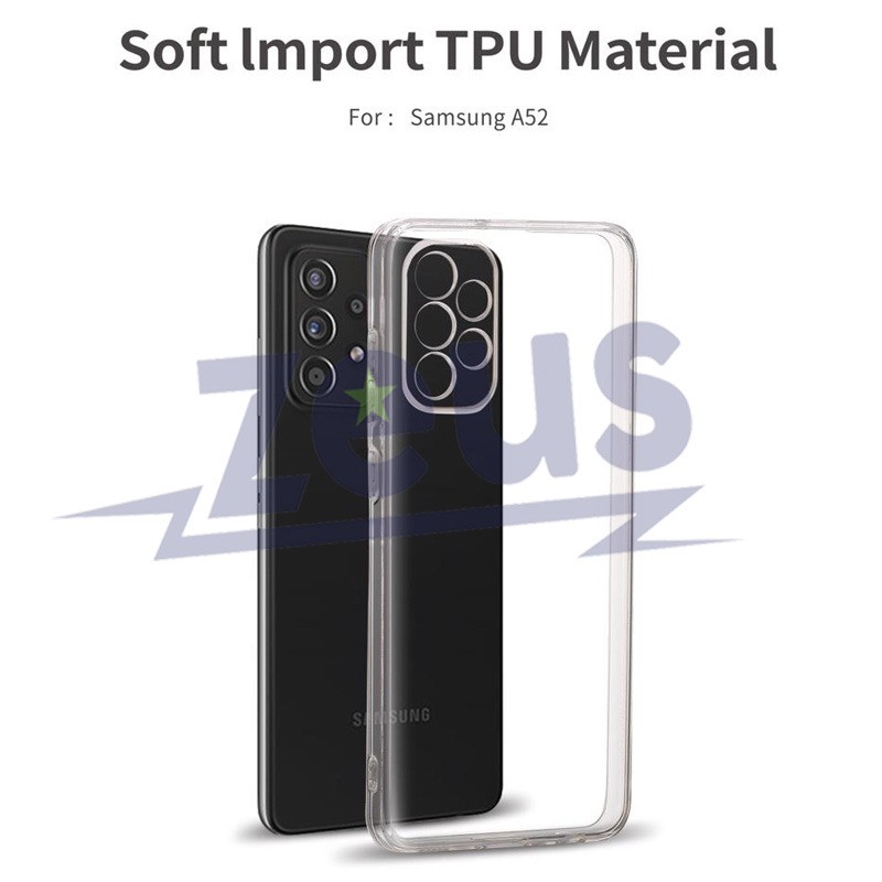 Softcase Bening Samsung A52 - Premium Transparan Soft Case