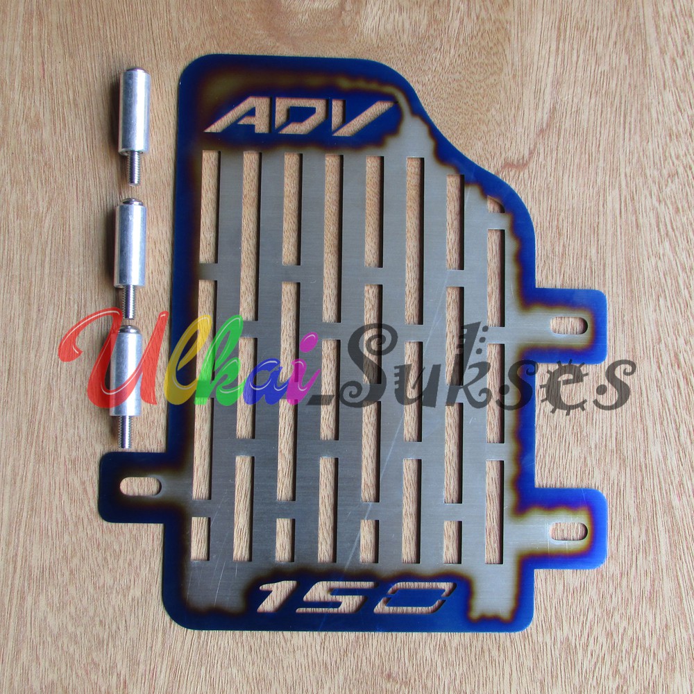 Tutup Radiator l Cover Radiator Variasi Nmax Aerox Adv150 Vario150 PNP New Mutan Bahan Plat Besi Dan Cat Asli Bakaran Murah