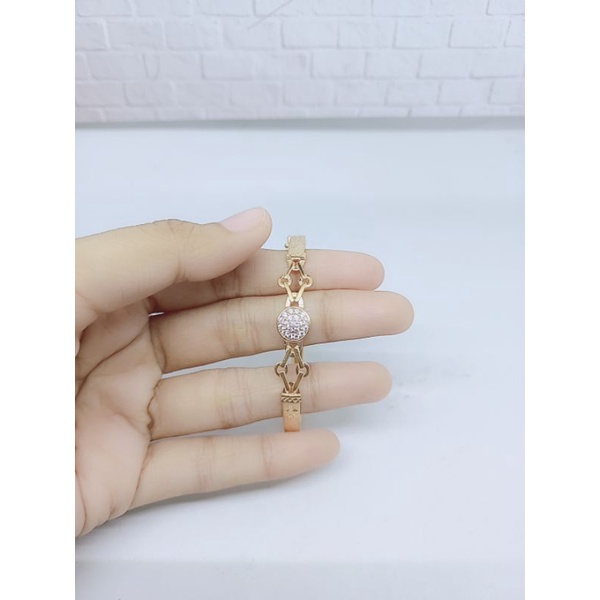 GELANG BANGKOK BULAT CORR MP + UKIR/ GELANG PERAK ASLI SILVER 925 LAPIS EMAS / GELANG FASHION WANITA TERBARU