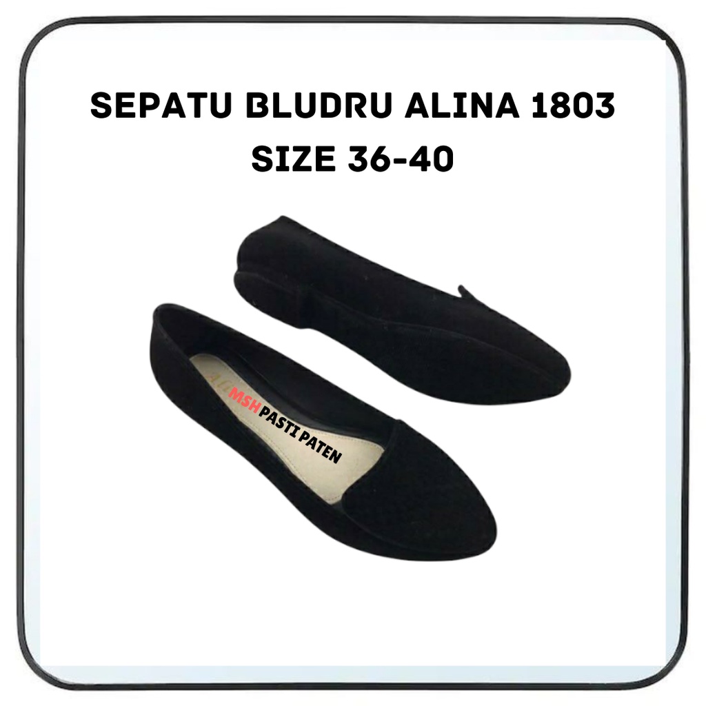 Flatsoes bludru ori alina 1803 ukuran 36-40 Sepatu wanita Sepatu formal