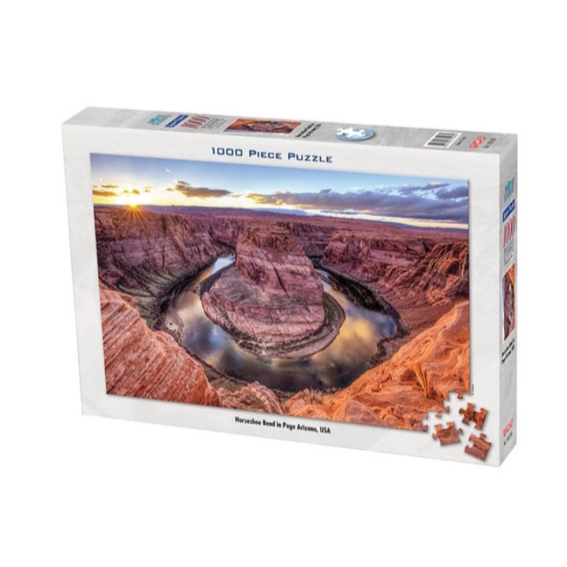 Tomax Puzzle 1000 pc - jigsaw puzzle - puzzle jigsaw 1000 pcs Horseshoe bend in Page Arizona, USA
