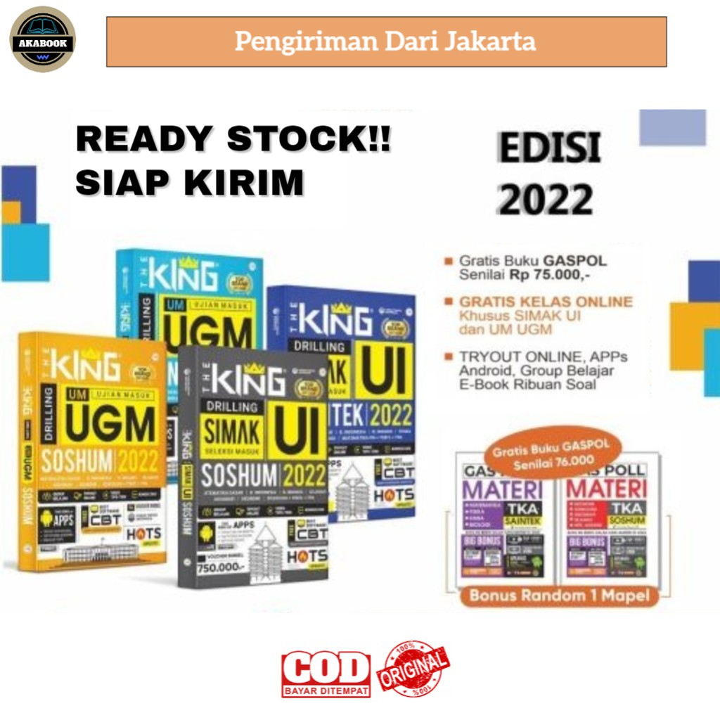 The King Drilling Ujian Masuk UGM 2022 UTUL UGM SIMAK UI 2022