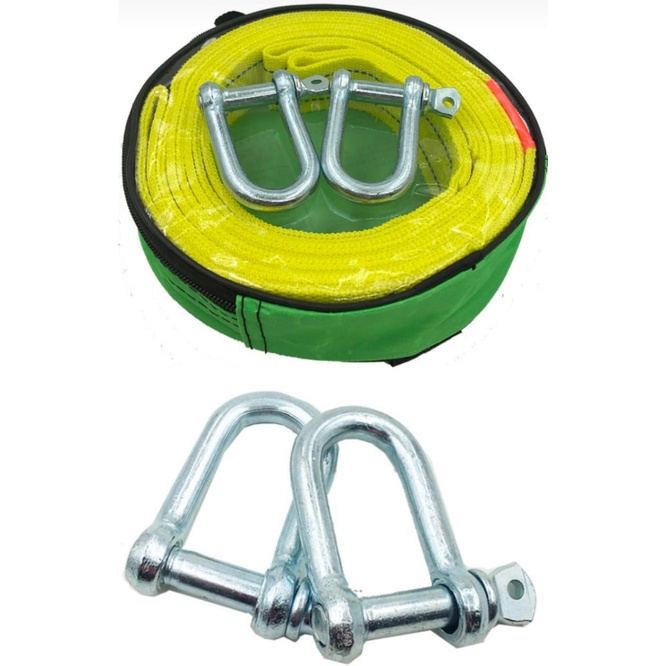 Tali Derek Mobil 5 Meter 5 Ton / Emergency Tow Rope / Tali Mobil High