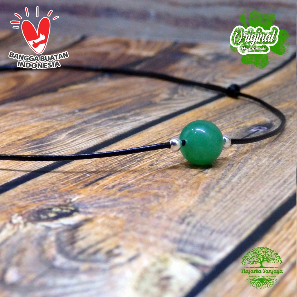 Kalung Batu Handmade Rajarta Batu Aventurine Stone Of Prosperity