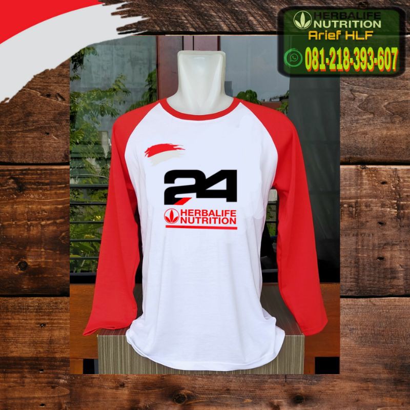 SALE Baju Herbalife Merah Putih