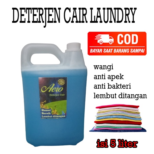 DETERJEN CAIR LONDRY SABUN CAIR LAUNDRY HARUM TAHAN LAMA ISI 5 LITER