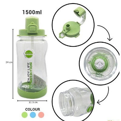 H9227 Botol Minum Jumbo 1500Ml - Botol Air Minum Olahraga H-9227