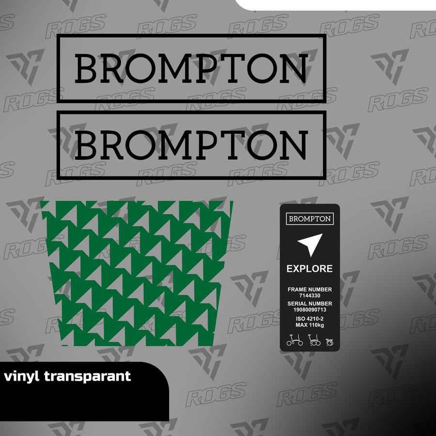 

I6G★ Bromn stiker set | stiker bromn | stiker sepeda | stiker vinyl Ready✅