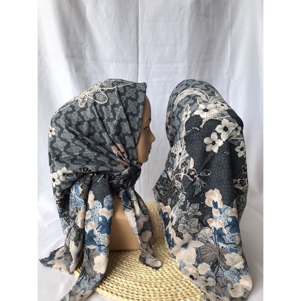 Jilbab Motif Voal segiempat-29