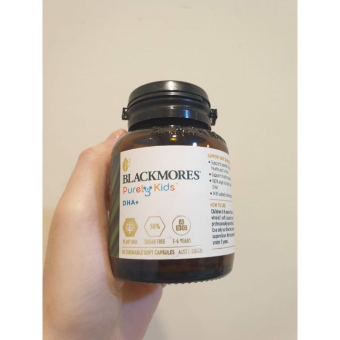 Blackmores Purely Kids Dha + Vitamin Anak - 50 Chew Soft Capsule Vit Anak -