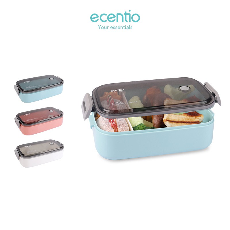 

Ecentio Single-Layer Lunch Box kotak Makan Kotak Bekal Kapasitas tempat bekal 800ml
