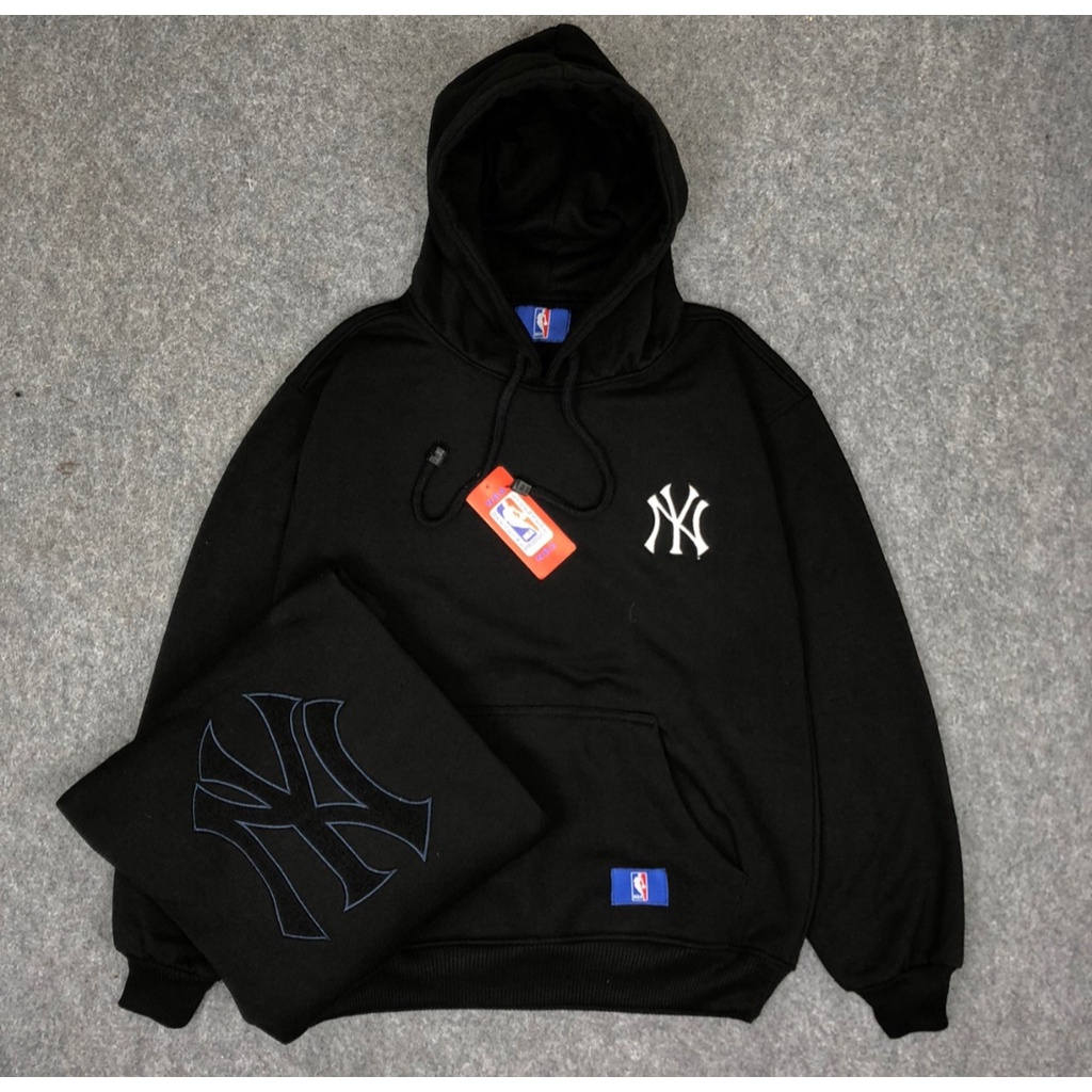 SWEATER HOODIE PRIA WANITA MLB BORDIR