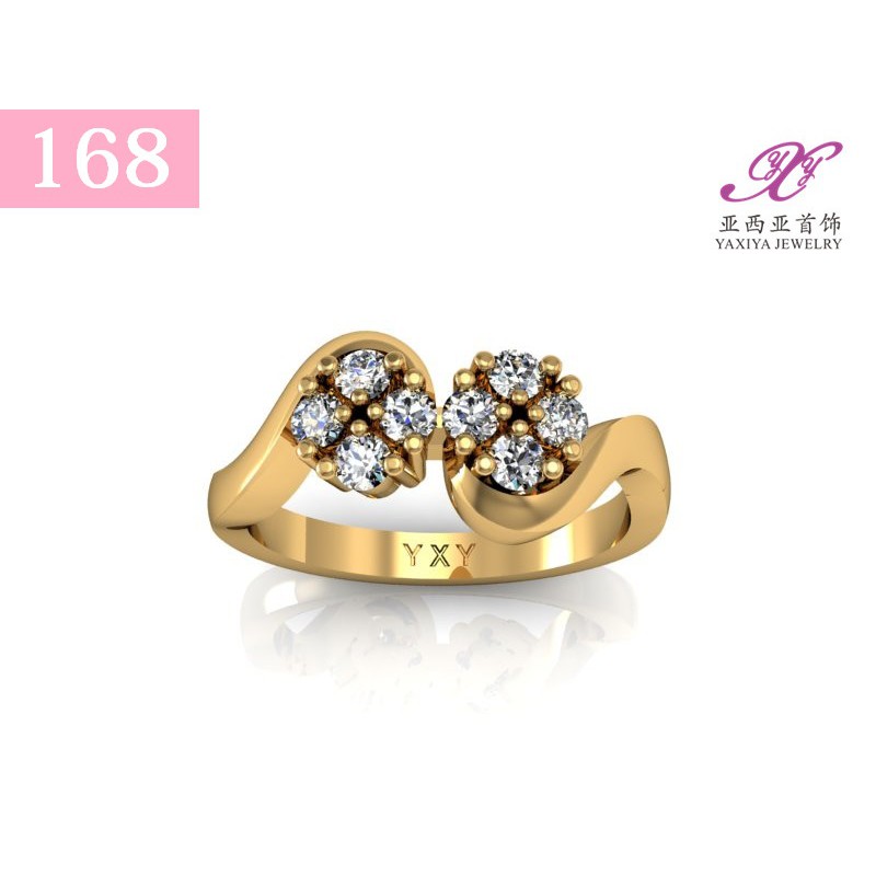 

Cincin Lapis emas Permata Perhiasan imitasi Yaxiya Jewelry 168