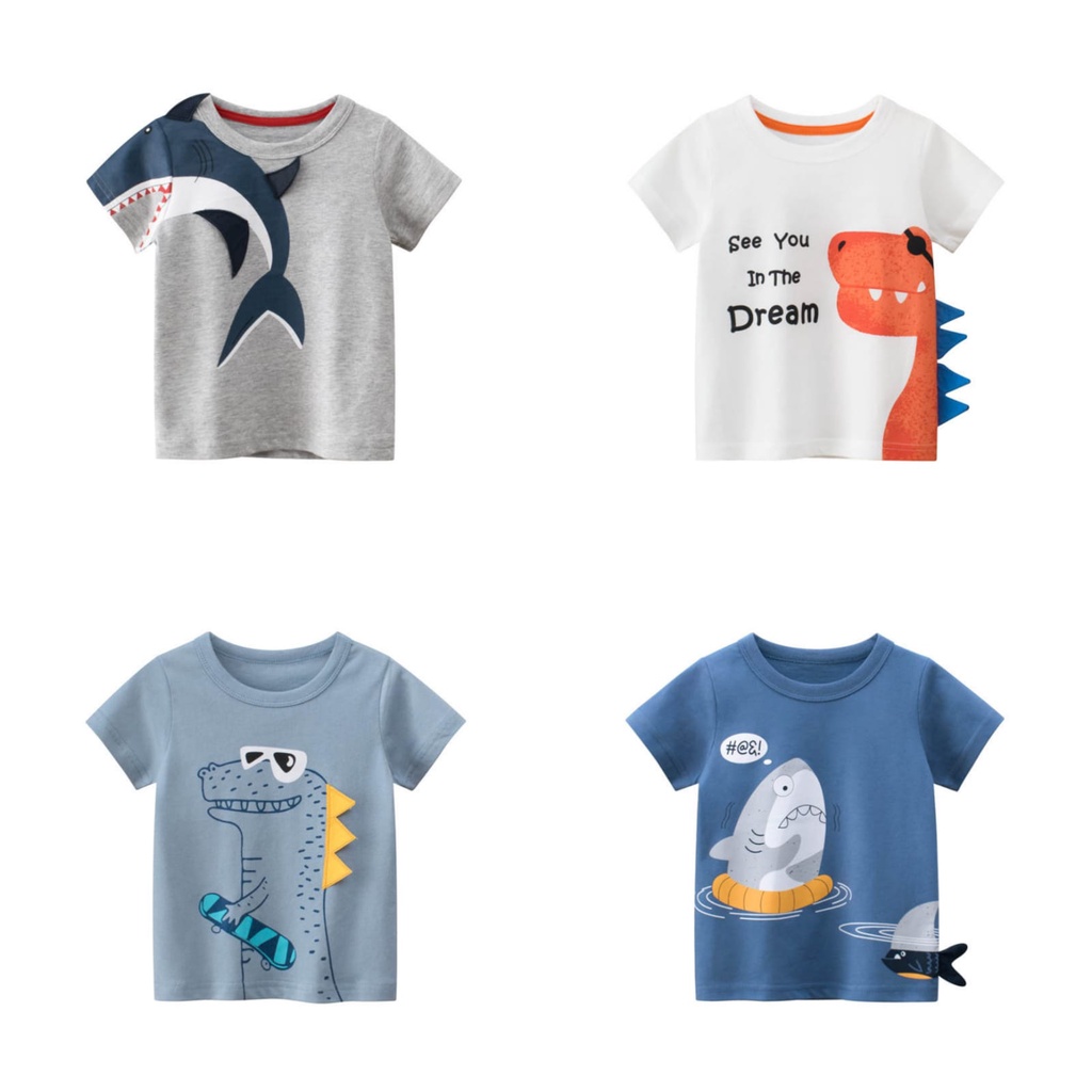 Kaos Anak Laki-Laki | Kaos Anak Motif Timbul