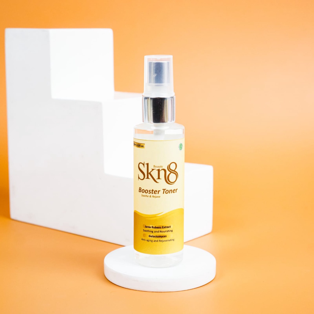 SKN8 Beauty 5 pcs + BONUS (Serum, Night Cream , Day Cream Facial Wash, Toner )+Watery Skin serum dan Creamy Skin Yogurt  / Paket Lengkap Kecantikan-7