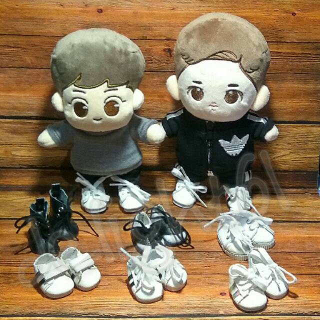 Doll shoes Mini Boot Adidas Pantofel Sneakers for doll 20cm / Sepatu Boneka