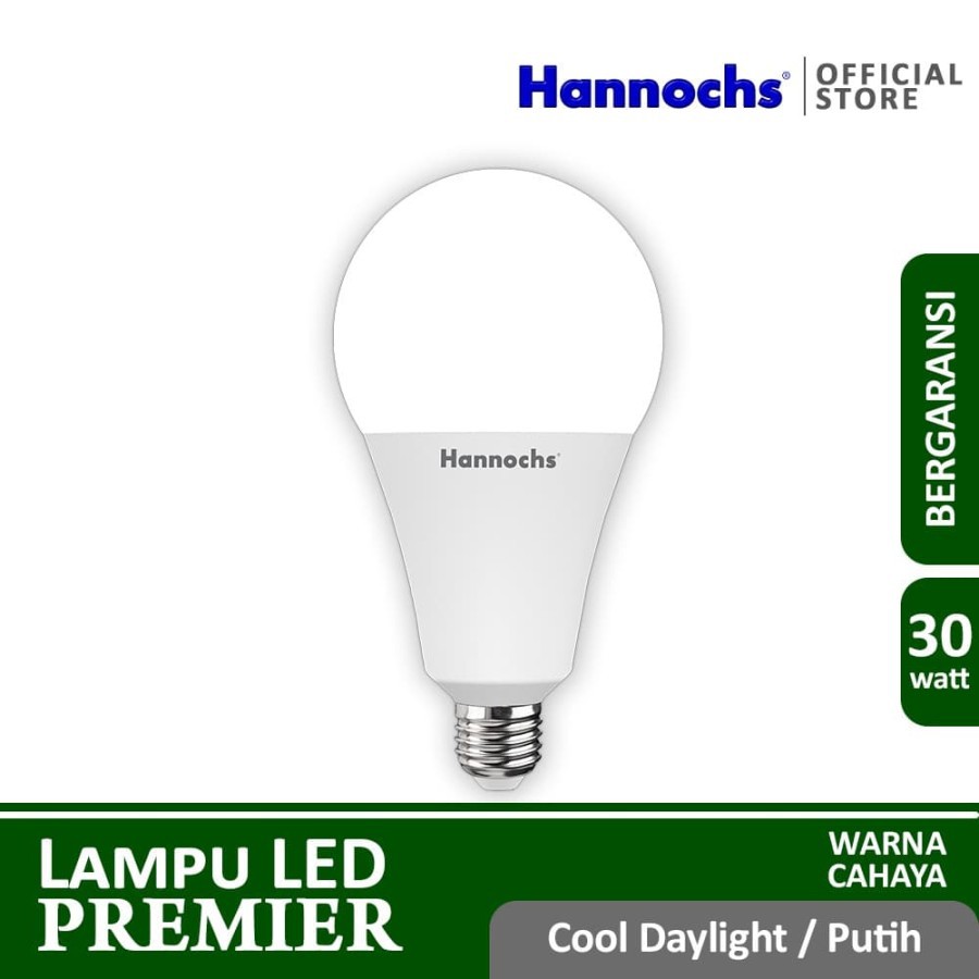 HANNOCHS PREMIER 30 WATT - Bola Lampu LED E27 30 Watt - Garansi 1 Tahun