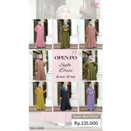 SYIFA DRESS By Nanavi Daily