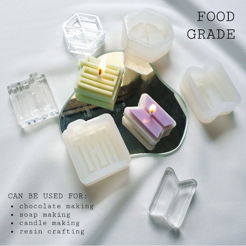 Kpop Logo Candle Mold Soap Cetakan lilin coklat sabun resin foodgrade BTS NCT EXO DIY
