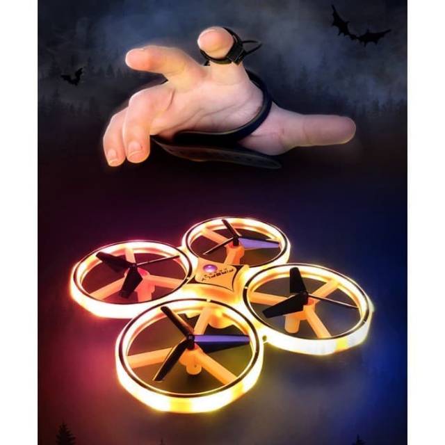 RC Drone Dengan Gerakan Tangan &amp; Jari Mainan Helicopter Firefly Watch